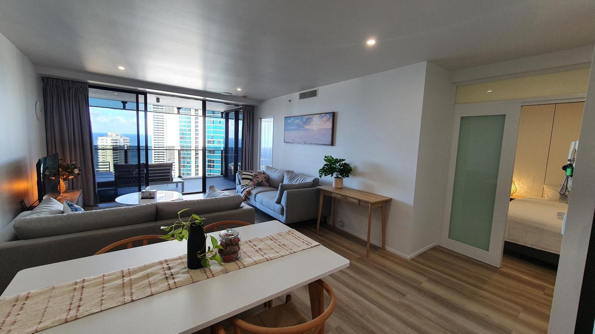 Oceanview Oasis 2Br Apt - 5Mins To Beach - Family Resort ゴールドコースト エクステリア 写真